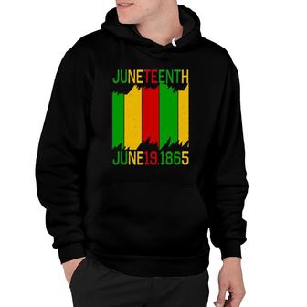 Juneteenth Flag June 19Th 1865 Juneteenth Freedom Day Hoodie | Mazezy