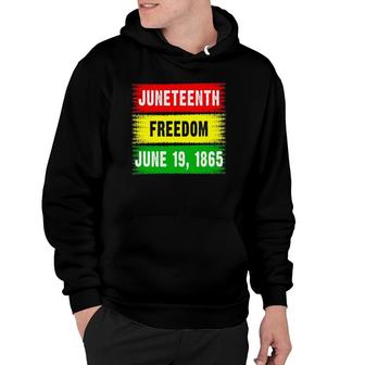 Juneteenth Freedom 1865 Black Men Women Kids Boys Girls Hoodie | Mazezy