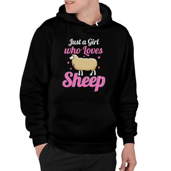 Just A Girl Who Loves Sheep Hoodie | Mazezy