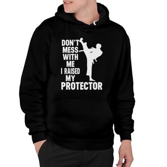 Karate Mom Cute Mother Martial Arts Gift Hoodie | Mazezy