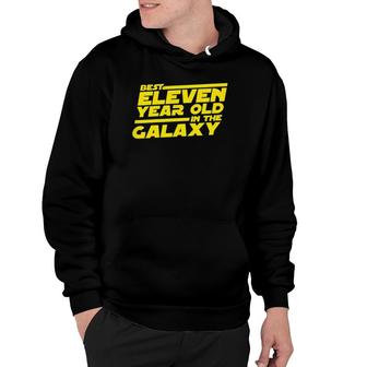 Kids 11 Year Old 11Th Birthday Party Best In The Galaxy Boys Girl Hoodie | Mazezy