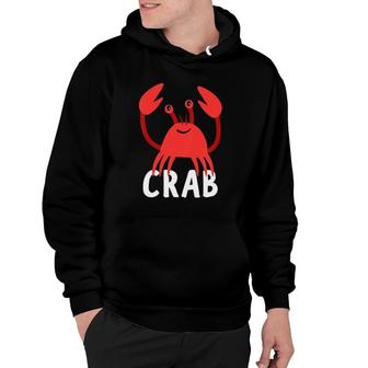 Kids Crab For Boys Or Girls Cute Crab Gift Hoodie | Mazezy