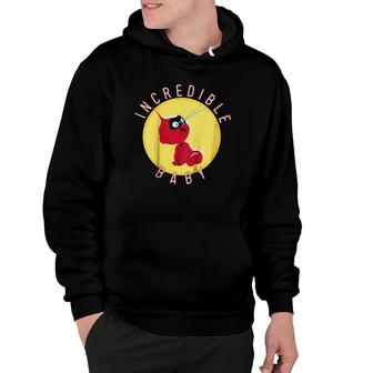 Kids Incredibles 2 Incredible Baby Graphic Hoodie | Mazezy