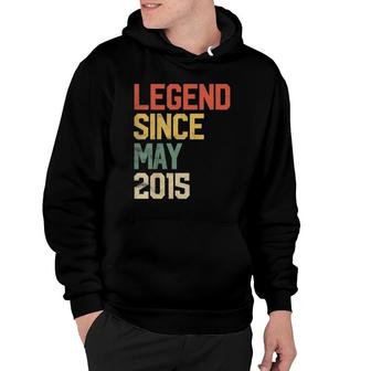 Kids Legend Since May 2015 6Th Birthday 6 Years Old Hoodie | Mazezy