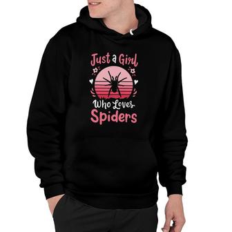 Kids Spider Just A Girl Who Loves Spiders Hoodie | Mazezy CA