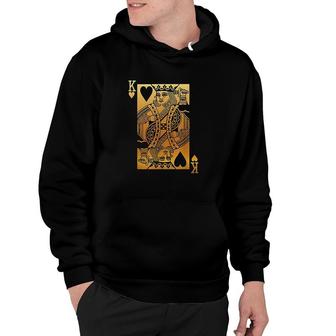 King Of Hearts Card Hoodie | Mazezy
