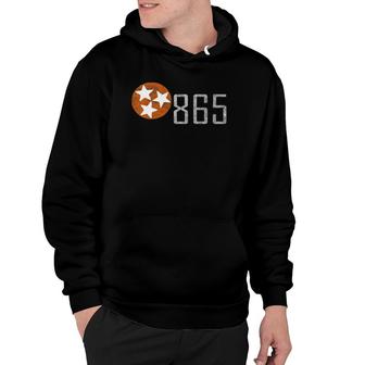 Knoxville Tennessee Distressed 865 State Tee Hoodie | Mazezy