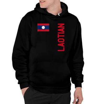 Laotian Flag And Laos Roots Hoodie | Mazezy