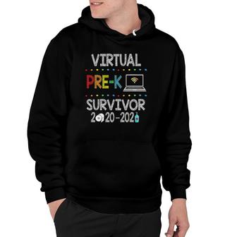Last Day Of School Virtual Pre-K Survivor 2020-2021 Ver2 Hoodie | Mazezy