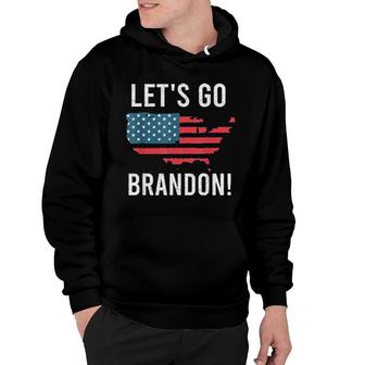 Let’S Go Brandon Lets Go Brandon Chant Us Flag Impeach 46 Tee Hoodie | Mazezy