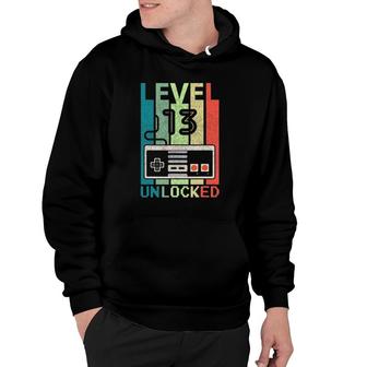 Level 13 Unlocked Video Gamer 13Th Birthday Gifts Tee Hoodie | Mazezy