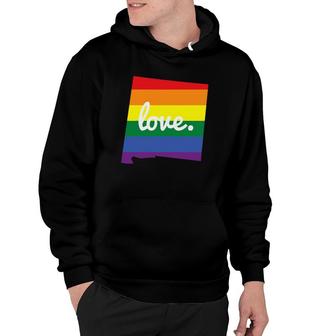 Lgbt Gay Pride New Mexico Love Hoodie | Mazezy