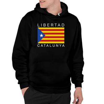 Libertad Catalunya Catalan Catalonia Independence Espana Hoodie | Mazezy