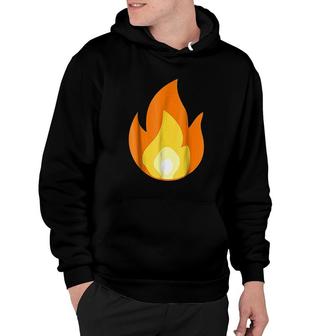 Lit Fire Flame Hot Burning Beach Hoodie | Mazezy DE