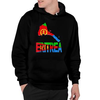 Love Eritrea With Eritrean Flag In Eritrea Map Eritrea Pride Raglan Baseball Tee Hoodie | Mazezy