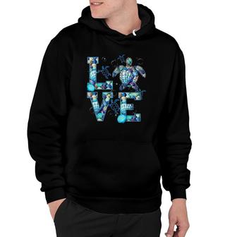 Love Turtle Gift Seashell Turtle Hoodie | Mazezy