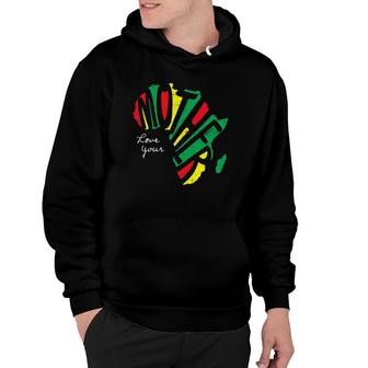 Love Your Mother Africa Black History Hoodie | Mazezy