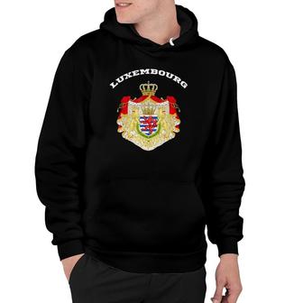 Luxembourg Coat Of Arms Tee Flag Luxembourgers Hoodie | Mazezy
