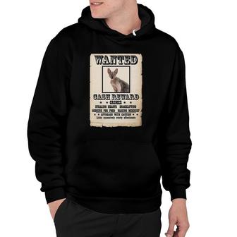 Lykoi Kitten Wanted Poster Cat Hoodie | Mazezy