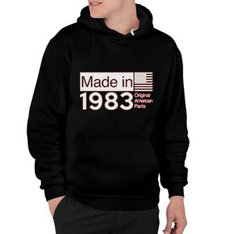 Made In 1983 Usa Parts Hoodie | Mazezy