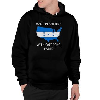 Made In America With Honduran Parts Honduras And Usa Hoodie | Mazezy