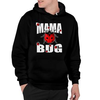 Mama Bug Cute Mothers Day Gift For Ladybug Moms Hoodie - Thegiftio UK