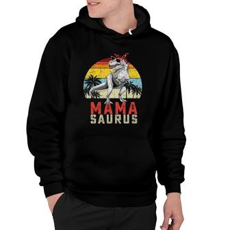 Mama Saurus Retro Vintagerex Mama Saurus Womens Hoodie | Mazezy