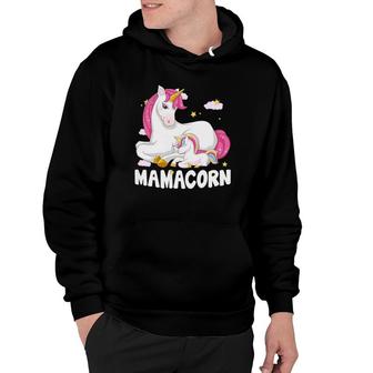 Mamacorn Unicorn New Mom Baby Mommy Mother Gift Hoodie | Mazezy