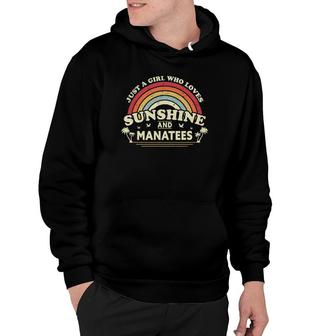 Manatee Just A Girl Who Loves Sunshine And Manatees Hoodie | Mazezy