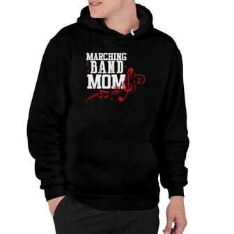 Marching Band Mom Cute Musical Gift For Women Mother Hoodie | Mazezy CA