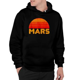 Mars Solar System Planet Red Angry Space Science Gift Hoodie | Mazezy