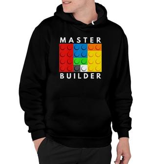 Master Builder Building Blocks Brick Builders Toys Gift Premium Hoodie | Mazezy