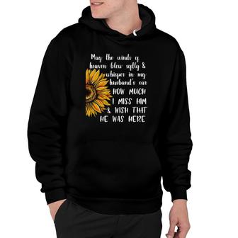 May The Winds Of Heaven For Wife After Death Of Husband Hoodie | Mazezy