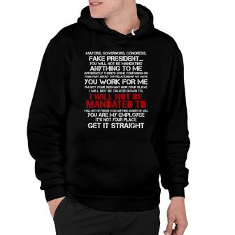 Mayors Governors Congress FakE President Sarcasm Hoodie | Mazezy