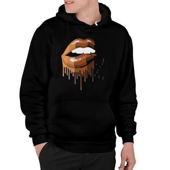 Melanin Afro Lips Women Girl Apparel, Black American African Hoodie | Mazezy