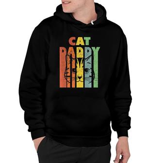 Mens Best Cat Daddy Kitten Daddy The Catfather Cat Daddy Hoodie | Mazezy