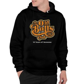 Mens Funny 40th Birthday Gift For Him Retro Old Ball Club 1981 Hoodie - Seseable