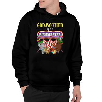 Mens Godmother Of The Birthday Ringmaster Kids Circus Party Hoodie | Mazezy