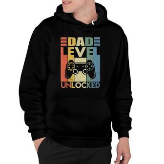 Mens Pregnancy Announcement Dad Level Unlocked Soon To Be Father Hoodie | Mazezy