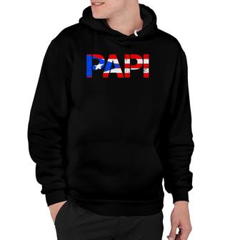 Mens Puerto Rico Flag Father's Day Patriotic Puerto Rican Pride Hoodie | Mazezy