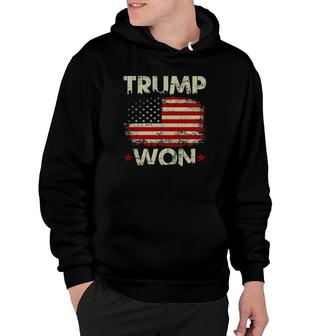 Mens Trump Won 4Th Of July Fathers Day Hoodie | Mazezy