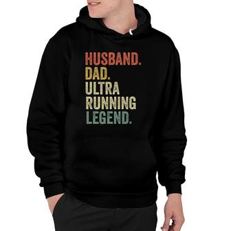 Mens Ultra Runner Gifts Men Husband Dad Vintage Trail Running Hoodie | Mazezy