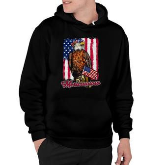 Mericawww Eagle Happy 4Th Of July American Independence Day Hoodie | Mazezy