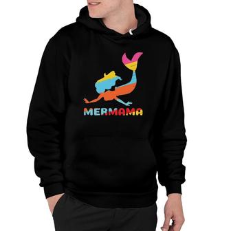 Mermama Mama Mother's Day Mermaid Ocean Fish Deepsea Mermaid Hoodie | Mazezy