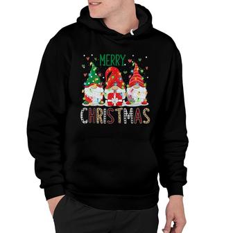 Merry Christmas Gnome Gnome Santa Family Xmas Hoodie | Mazezy
