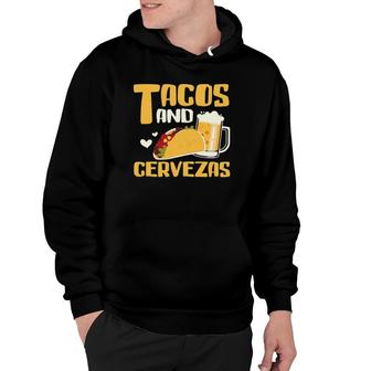 Mexican Tacos And Cervezas - Funny Mexican Party Outfit Gift Hoodie | Mazezy