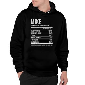 Mike Nutrition Personalized Name Funny Name Facts Hoodie | Mazezy