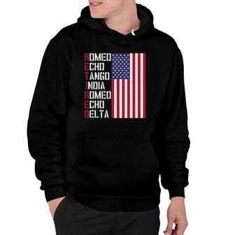 Military Police Pilot Retirement Gift Phonetic Alphabet Hoodie | Mazezy