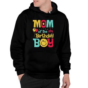 Mom Of The Birthday Boy Mother Mama Moms Women Gift Hoodie