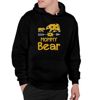 Mommy Bear Baby Sunflower Arrow Mother’S Day Gift Hoodie | Mazezy